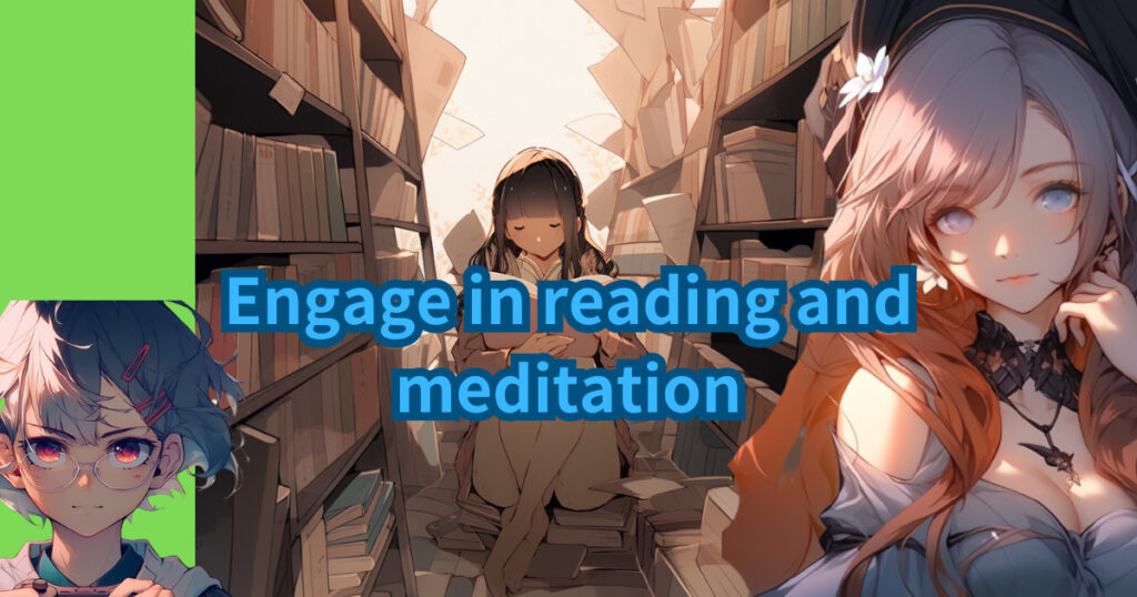 Engage in reading and meditation