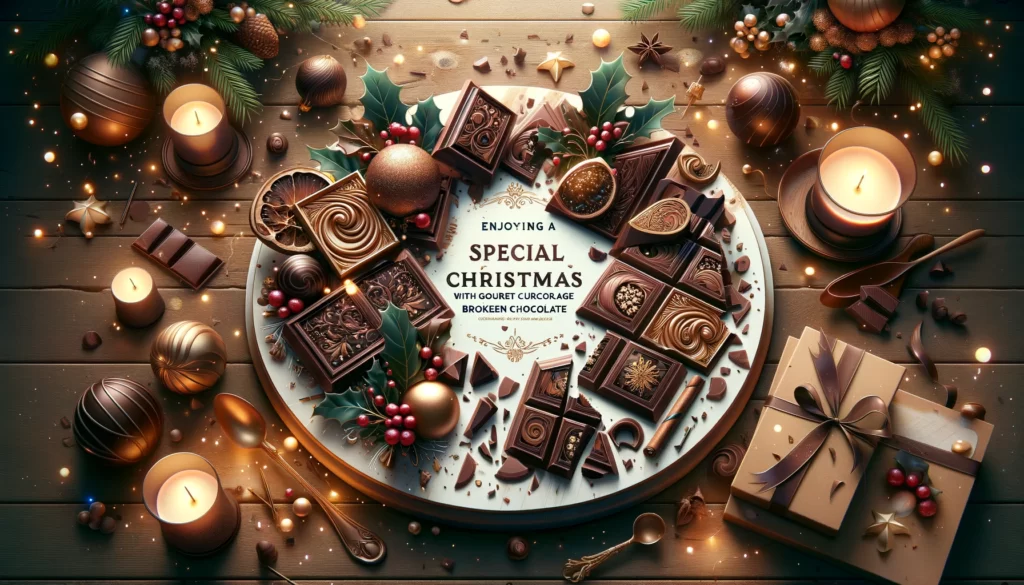 A special Christmas to enjoy with Couverture's luxurious cracked chocolate