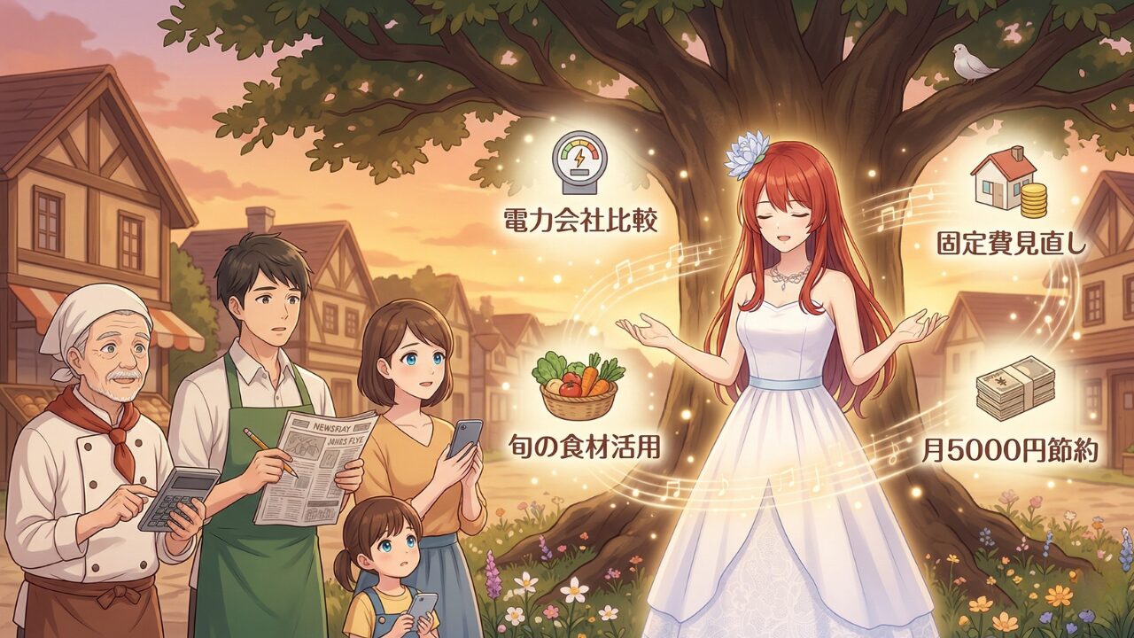 値上げの嵐が来た日、女神は村に降りた