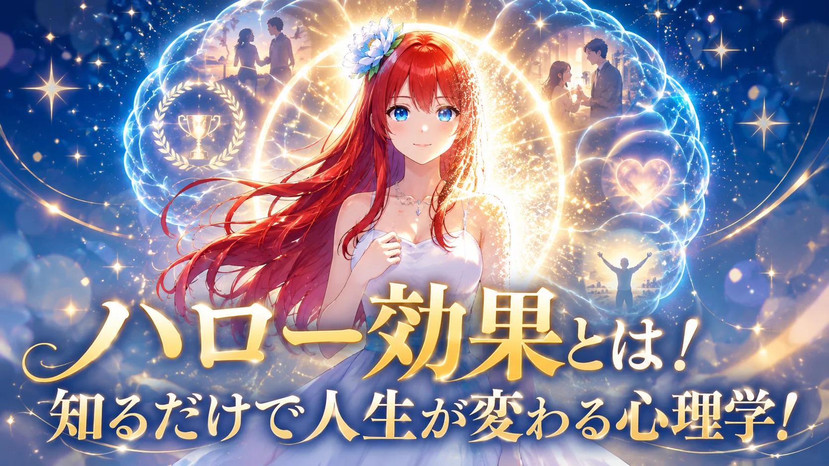 ハロー効果とは 光の輪に包まれた女神アテナ