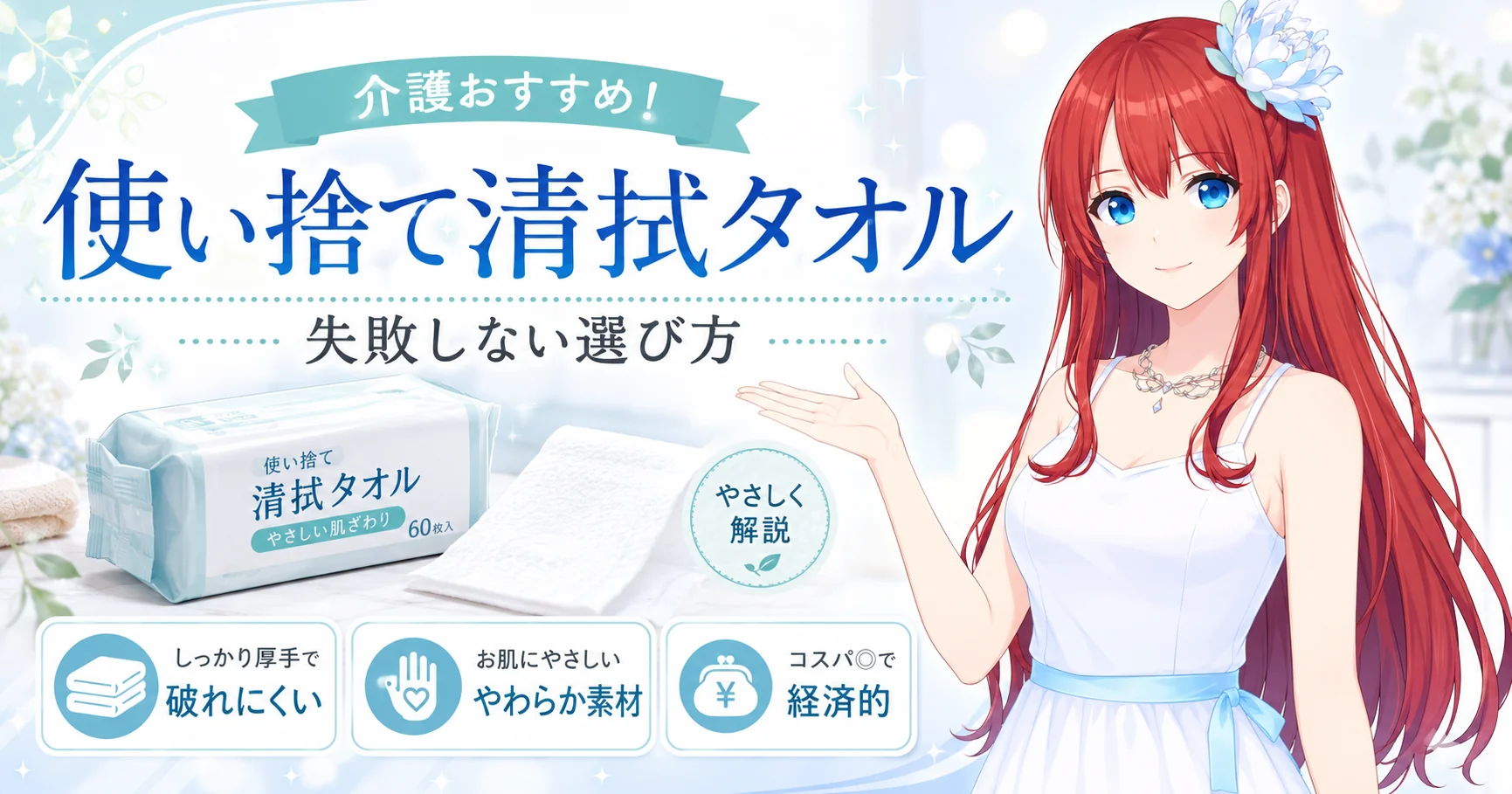 使い捨て清拭タオル介護おすすめ！失敗しない選び方