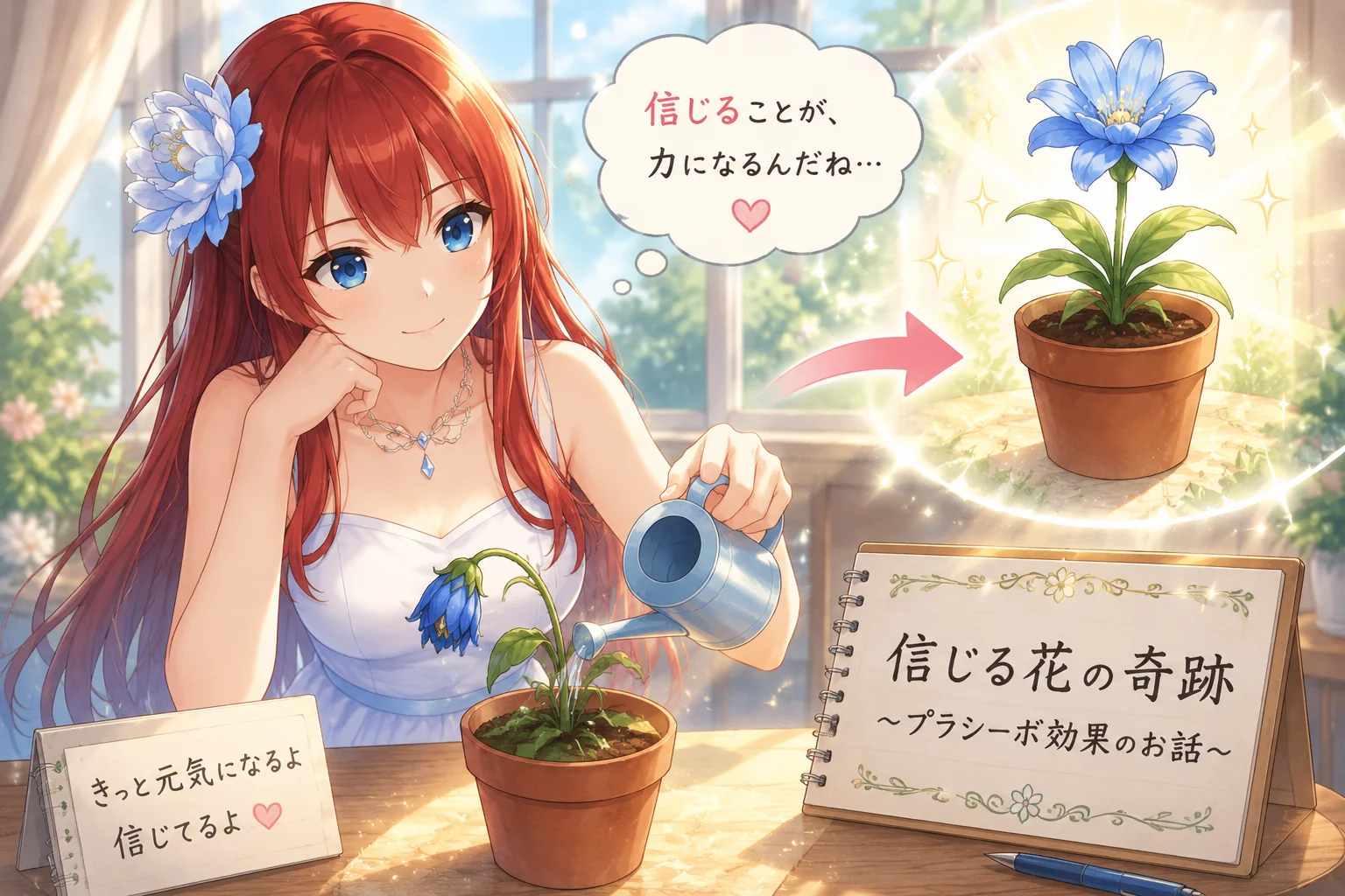 プラシーボ効果の正体！知るだけで自分も周りも変わる！（アテナの物語の挿絵）
