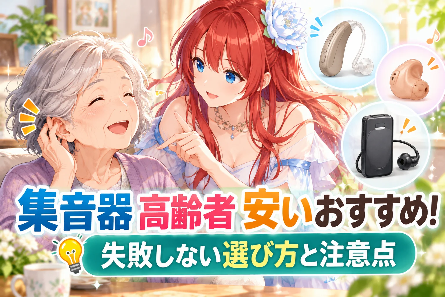 集音器 高齢者 安いおすすめ！失敗しない選び方